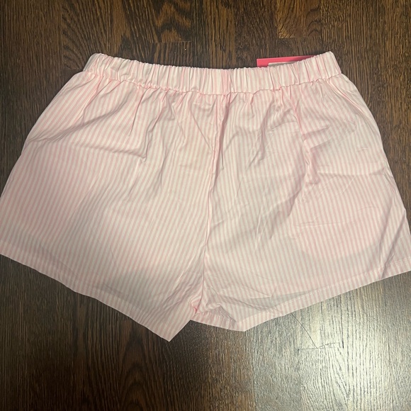 Pink striped edikted boxer shorts - Picture 2 of 3
